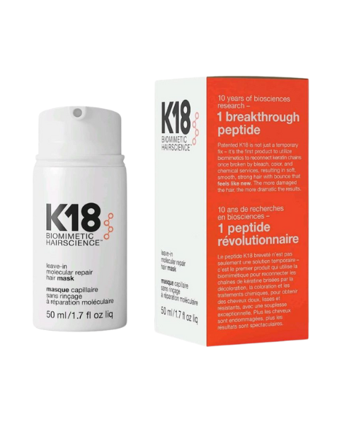K18 LEAVE-IN MOLECULAR REPAIR HAIR MASK 50ML